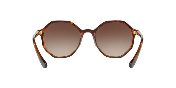 Havana Full Rim Irregular Sunglasses (0VO5222S23861352)