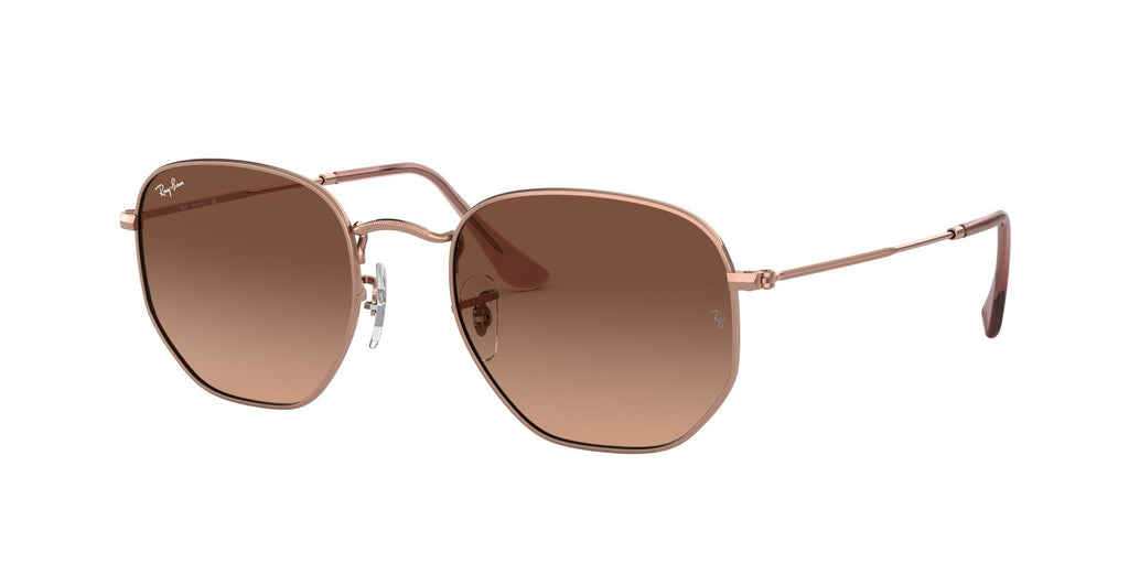 Bronze/Copper Full Rim Irregular Sunglasses (0RB3548N9069A551)