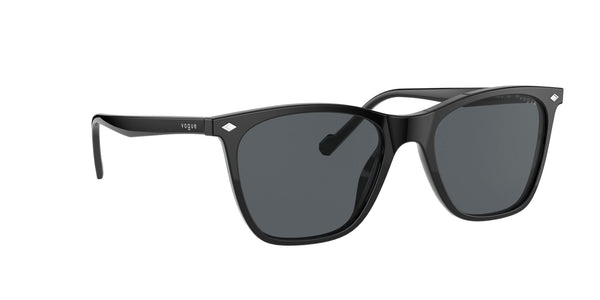 Black Full Rim Rectangle Sunglasses (0VO5351SW44/8754)