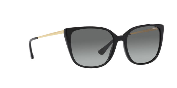 Black Full Rim Cateye Sunglasses (0VO5435SIW44/1155)