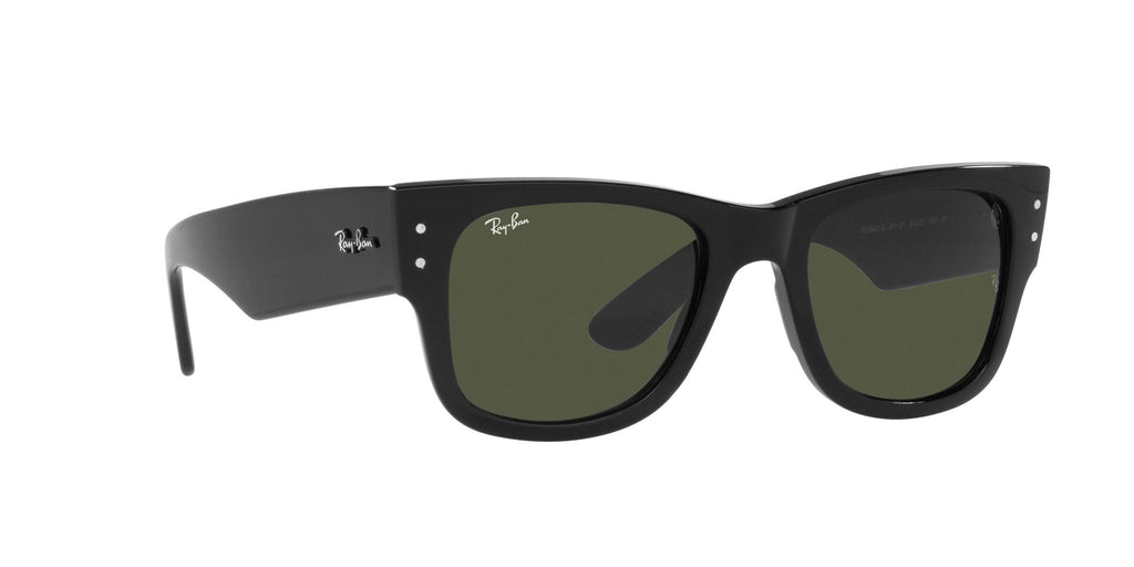 Black Full Rim Square Sunglasses (0RB0840S901/3151)