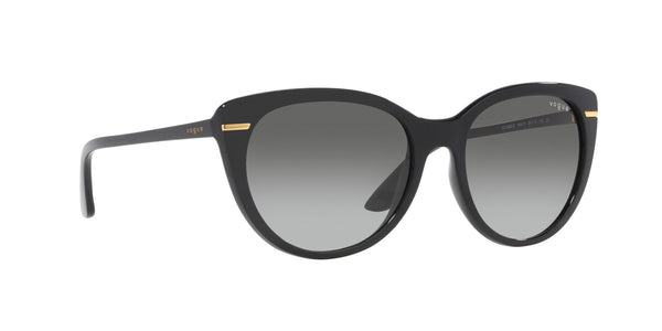 Black Full Rim Cateye Sunglasses (0VO5498SIW44/1156)