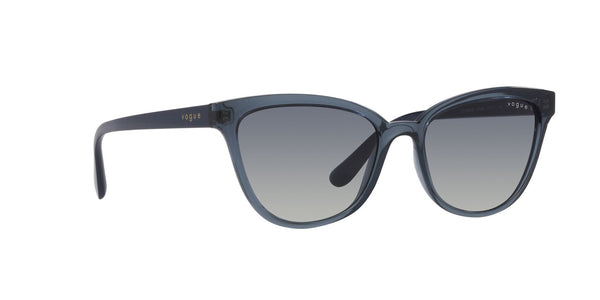 Blue Full Rim Cateye Sunglasses (0VO5496SI27644L54)