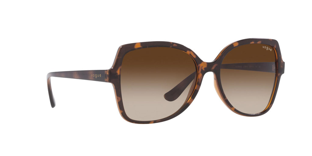 Havana Full Rim Butterfly Sunglasses (0VO5488S23861356)