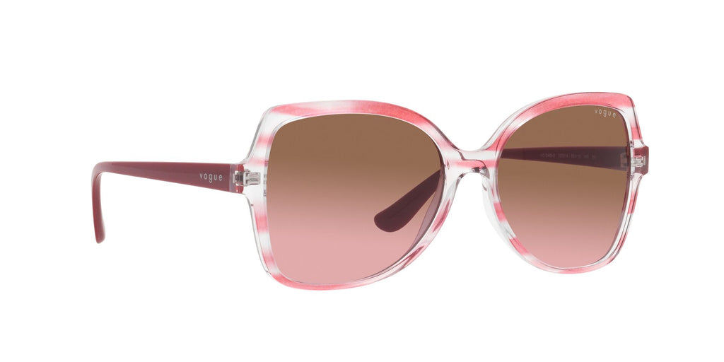 Red Full Rim Butterfly Sunglasses (0VO5488S30591456)