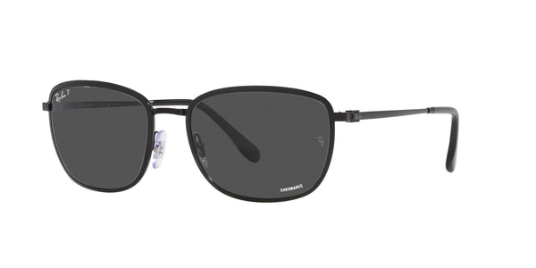 Black Full Rim Square Sunglasses (0RB3705002/K857)
