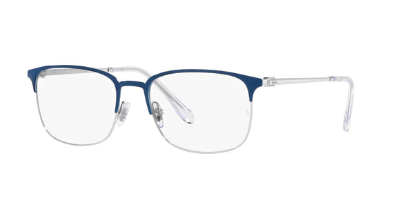 Blue Full Rim Pillow Eyeglasses (0RX6494315554)