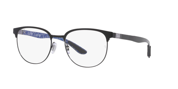 Black Full Rim Irregular Eyeglasses (0RX8422290452)