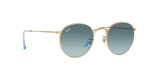 Gold Full Rim Round Sunglasses (0RB3447001/3M50)