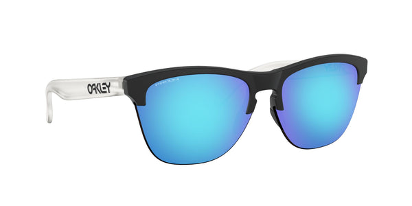 Black Nylon Semi Round Sunglasses (0OO937493740263)