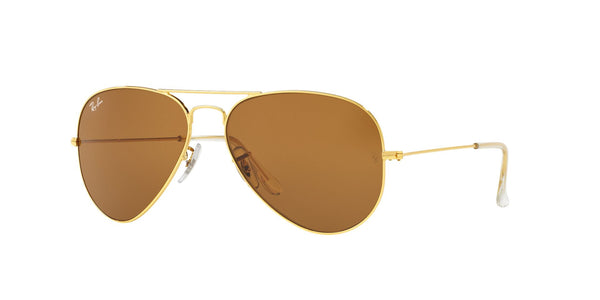 Gold Full Rim Pilot Sunglasses (0RB3025IL979758)