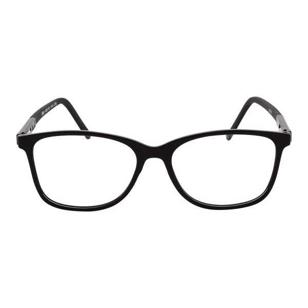 Black Full Rim Round Eyeglasses TR 9901 C15