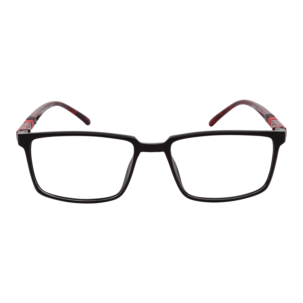 Black Full Rim Square Eyeglasses TR 9906 C7