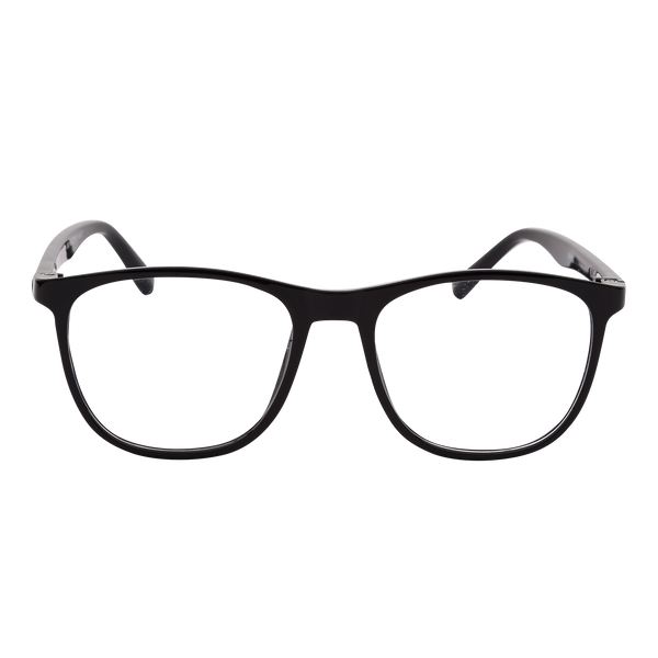 Black Full Rim Round Eyeglasses TR 9921 C15