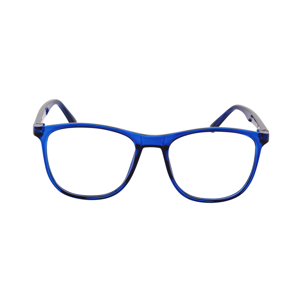 Blue Full Rim Round Eyeglasses TR 9921 C20