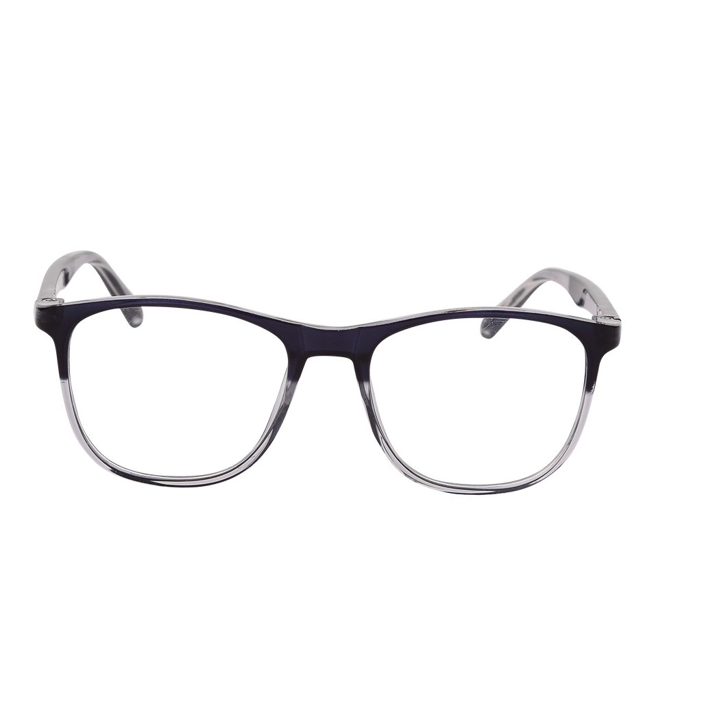 B Transparent Full Rim Square Eyeglasses TR 9921 C21