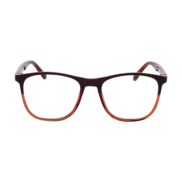 Brown Full Rim Square Eyeglasses TR 9921 C22