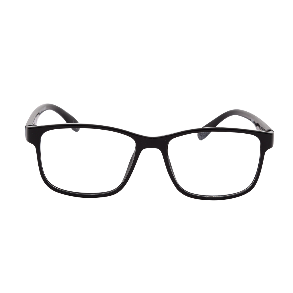 Black Full Rim Square Eyeglasses TR 9928 C15