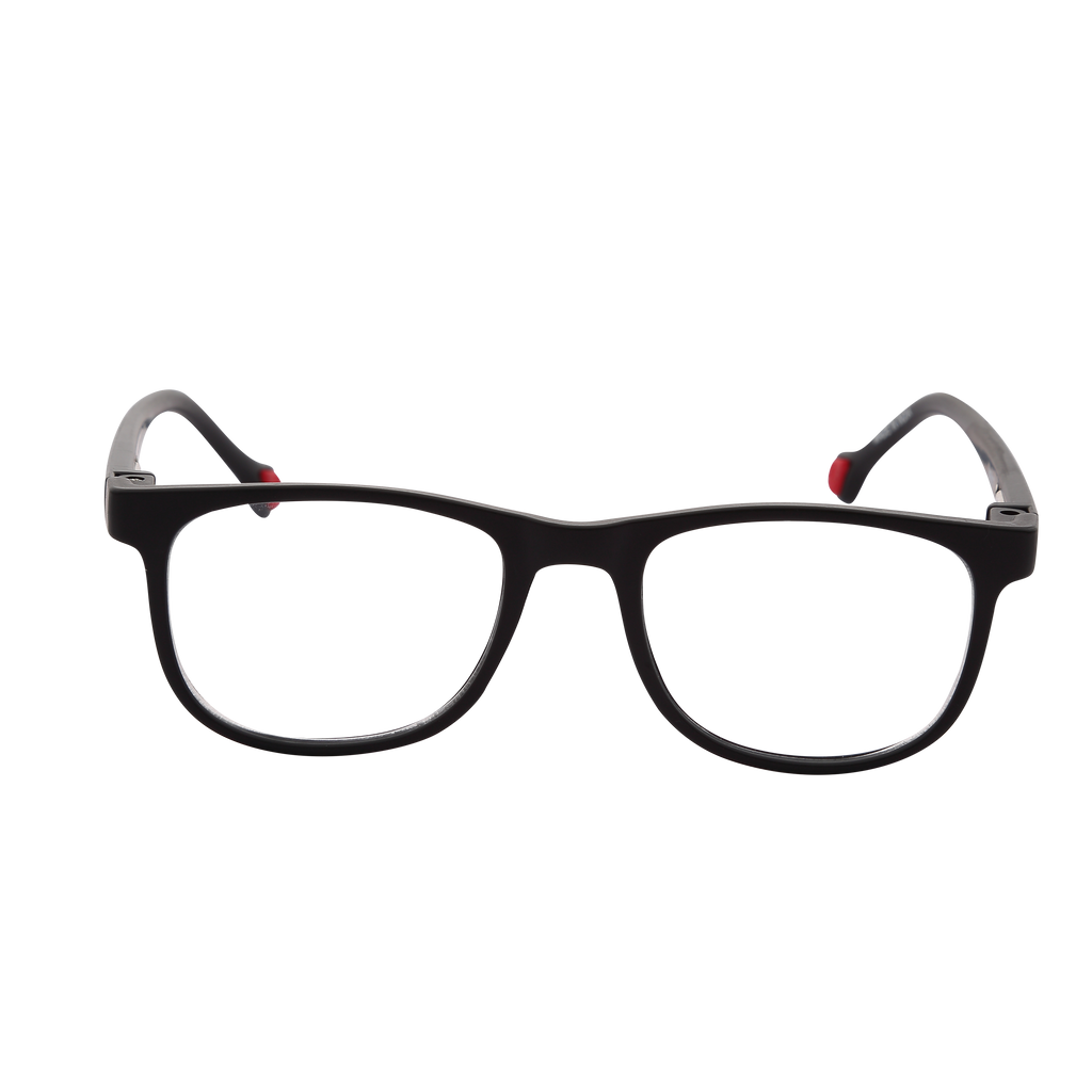 Black Full Rim Square Eyeglasses TR90 2922 C1