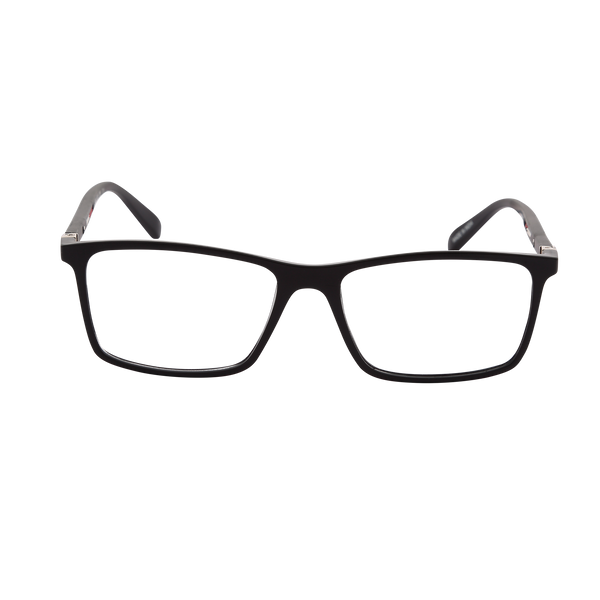 Black Full Rim Rectangle Eyeglasses TR90 2907 C1