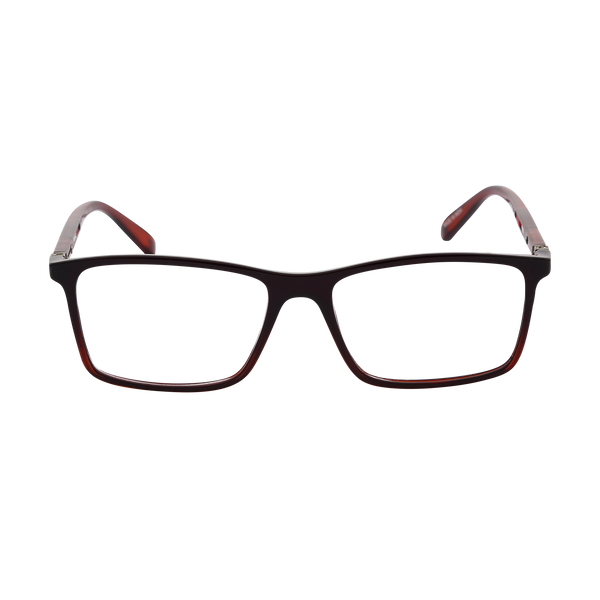 Brown Full Rim Rectangle Eyeglasses TR90 2907 C10