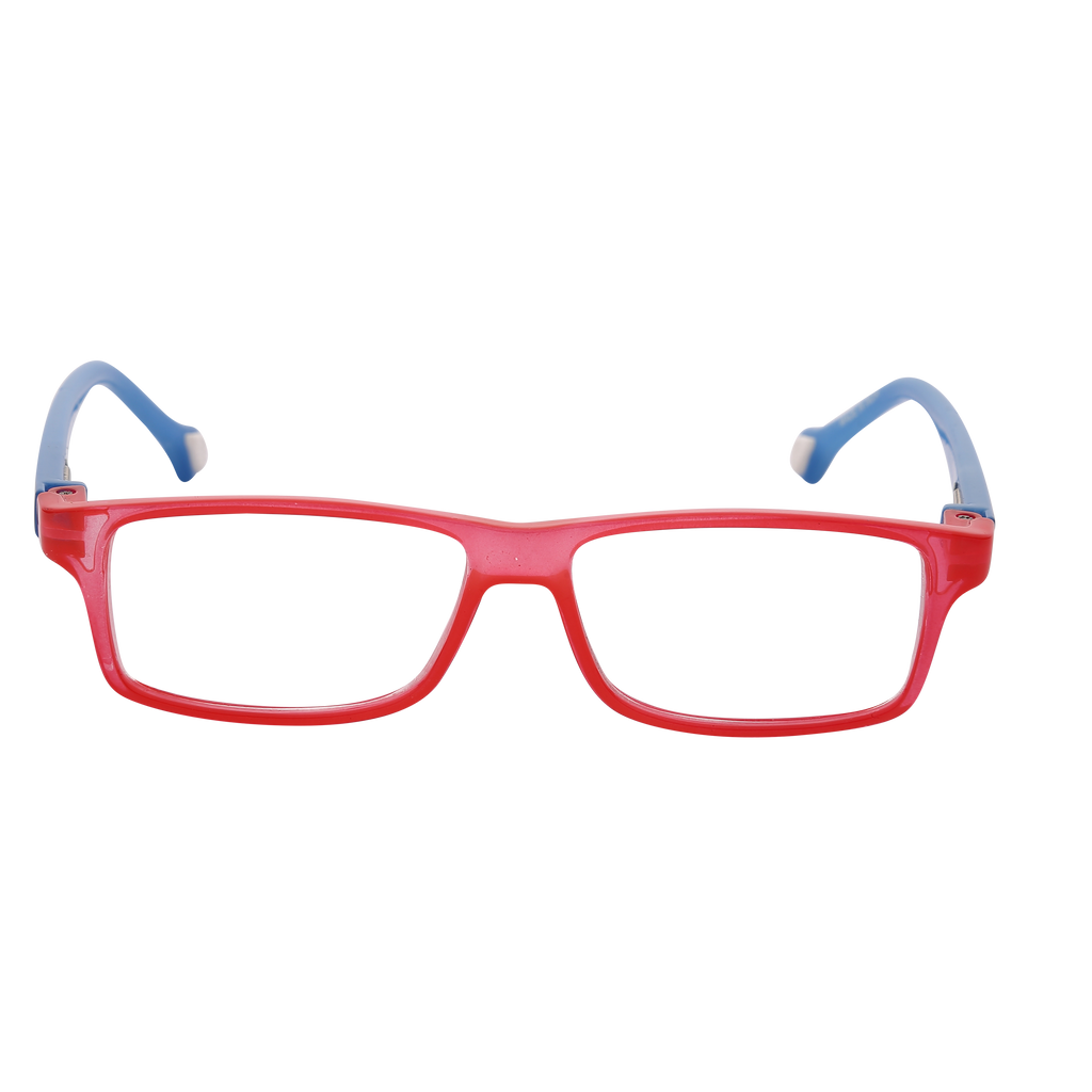 Red Full Rim Rectangle Eyeglasses TR90 2912 C6