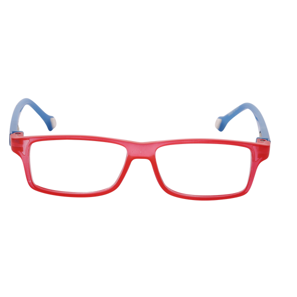 Red Full Rim Rectangle Eyeglasses TR90 2912 C6