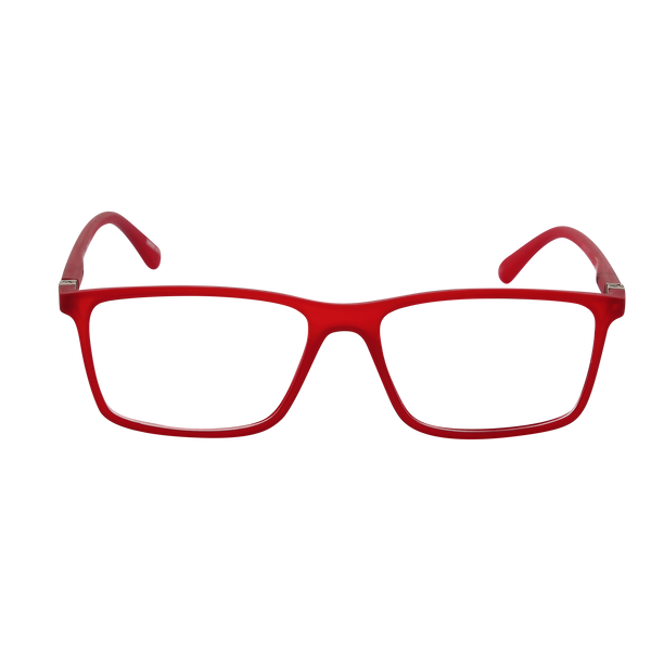 Red Full Rim Rectangle Eyeglasses TR90 2913