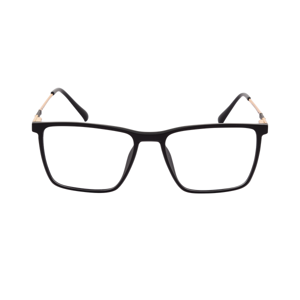 Black Full Rim Square Eyeglasses N1001 C2