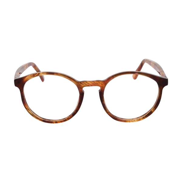 Brown Full Rim Rectangle Eyeglasses 2083 77