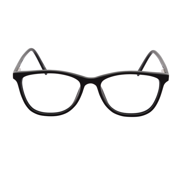 Black Full Rim Aviator Eyeglasses 040