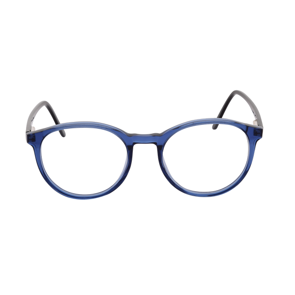 Blue Full Rim Round Eyeglasses 042 MC15A