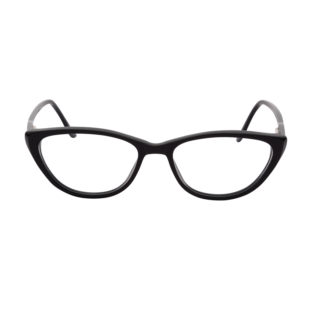 Black Full Rim Cateye Eyeglasses 054