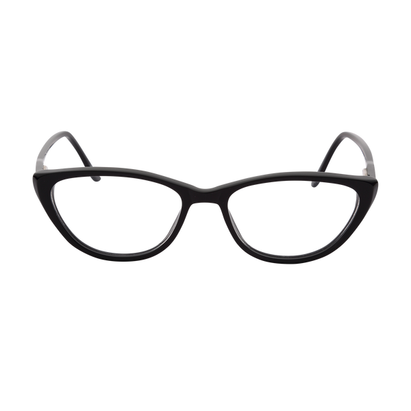 Black Full Rim Cateye Eyeglasses 054