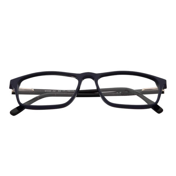 Blue Full Rim Rectangle Eyeglasses 030