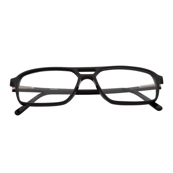 Black Full Rim Rectangle Eyeglasses 011