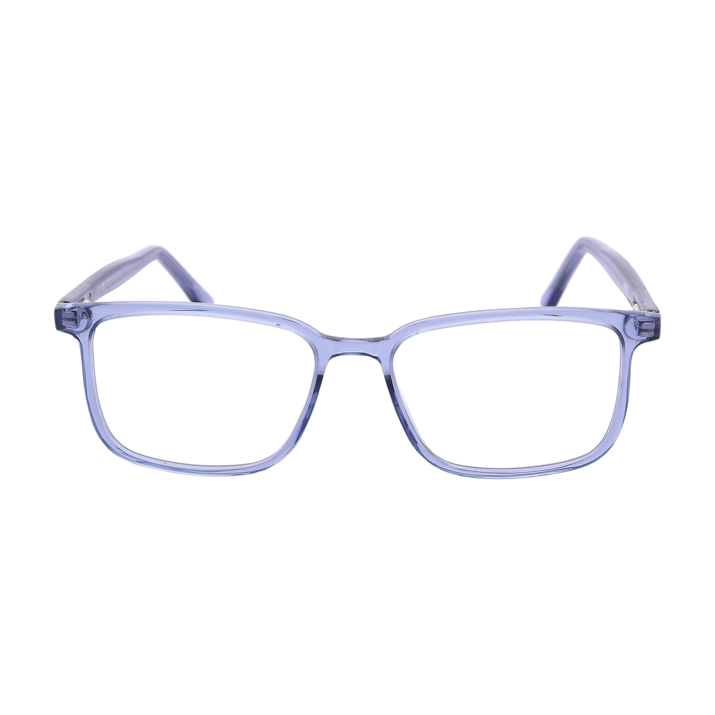 T Blue Full Rim Rectangle Eyeglasses 2082 76