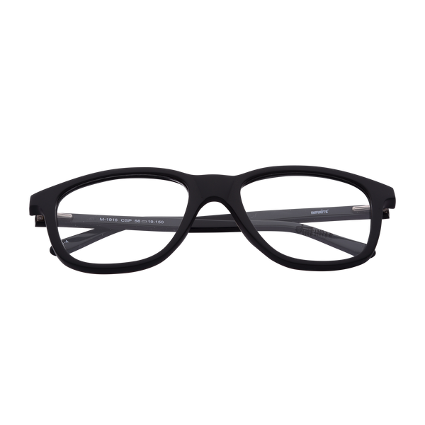 Black Full Rim Over Sized Eyeglasses 1916 C4