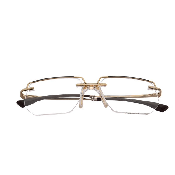 Gold Half Rim Browline Eyeglasses 2009 C9
