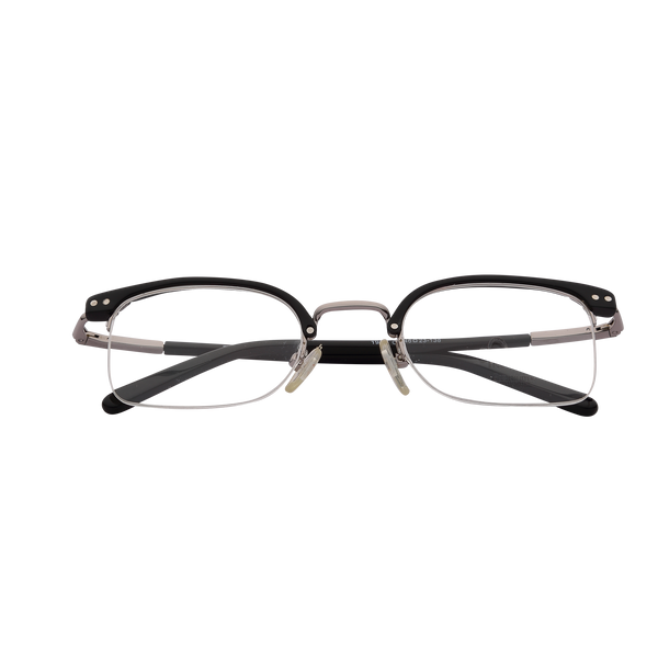 Black Half Rim Browline Eyeglasses 1990 C1