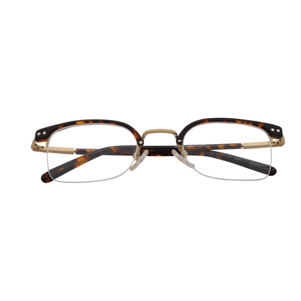 Brown Half Rim Browline Eyeglasses 1990 C5