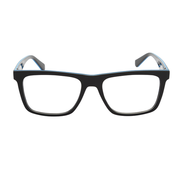 Black Full Rim Rectangle Eyeglasses CKJ 22649 001