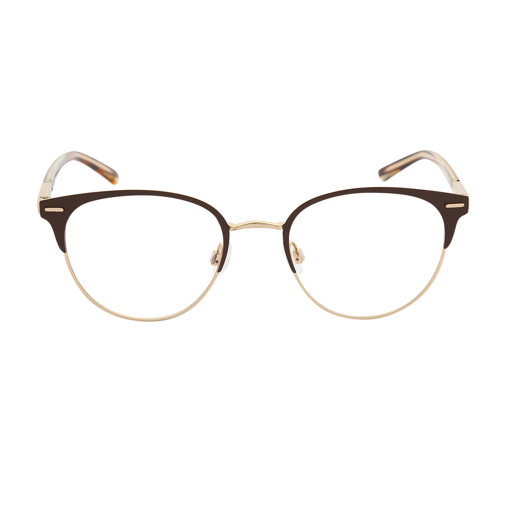 Brown Full Rim Round Eyeglasses CK 21303 200