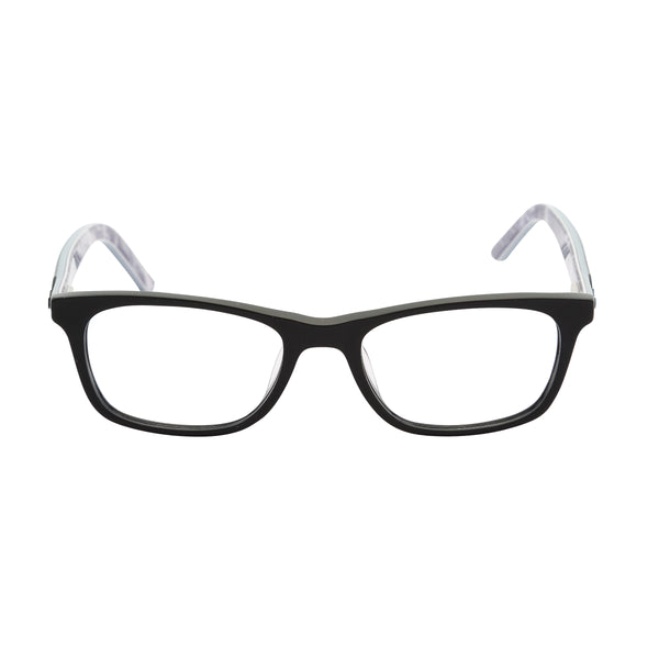 Black Full Rim Rectangle Eyeglasses Nike 5547 001