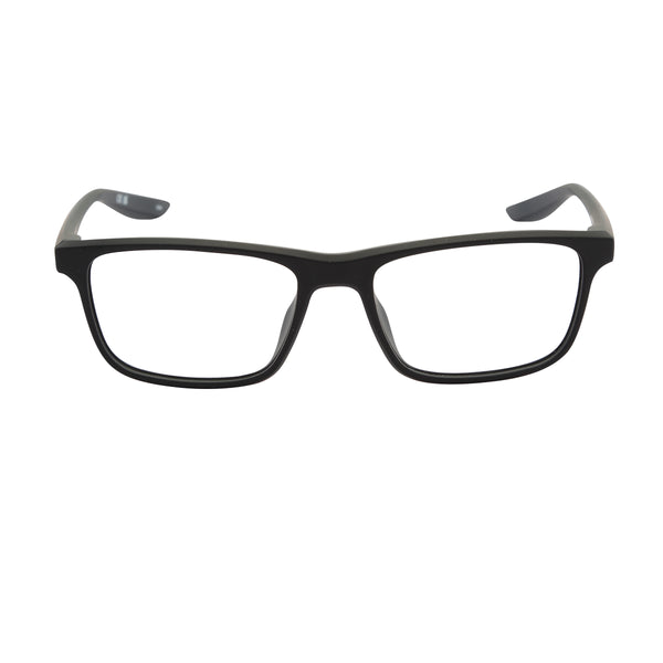 Black Full Rim Rectangle Eyeglasses Nike 7046 001