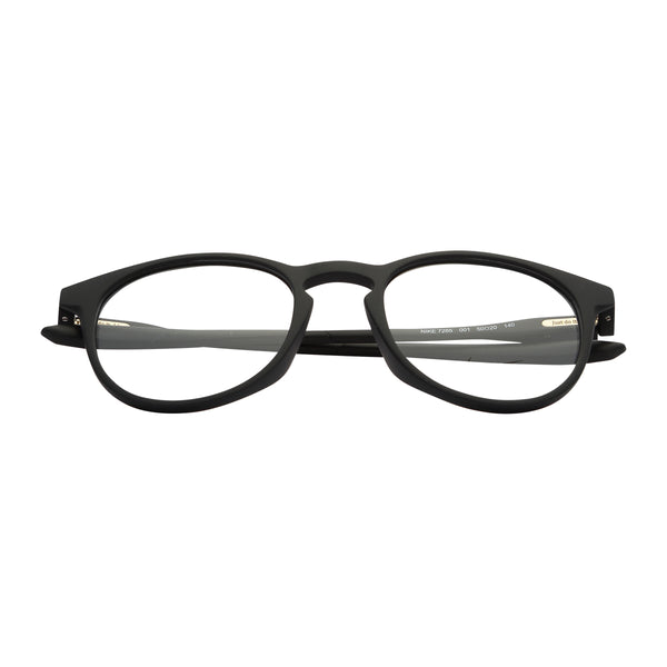 Black Full Rim Round Eyeglasses Nike 7285 001