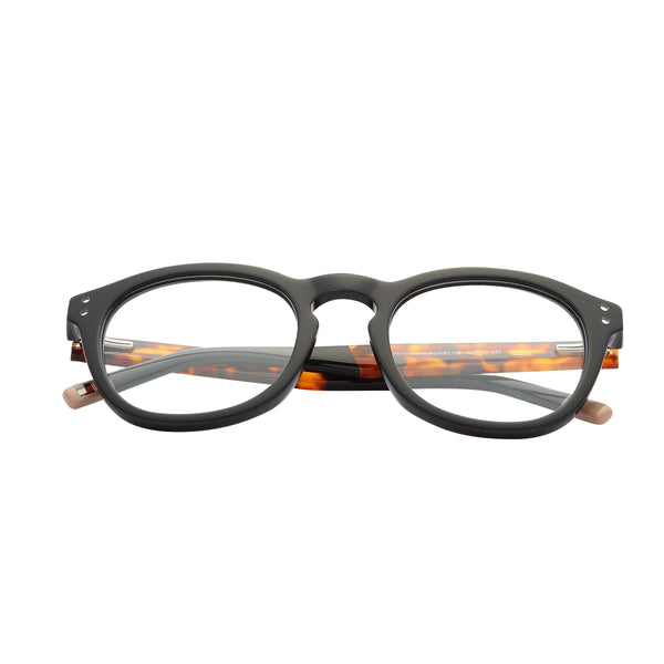 Black Full Rim Round Eyeglasses TH 5225 C4