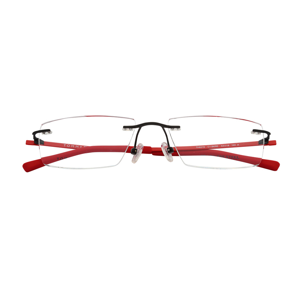 Black Rimless Rectangle Eyeglasses TH 6215 C1