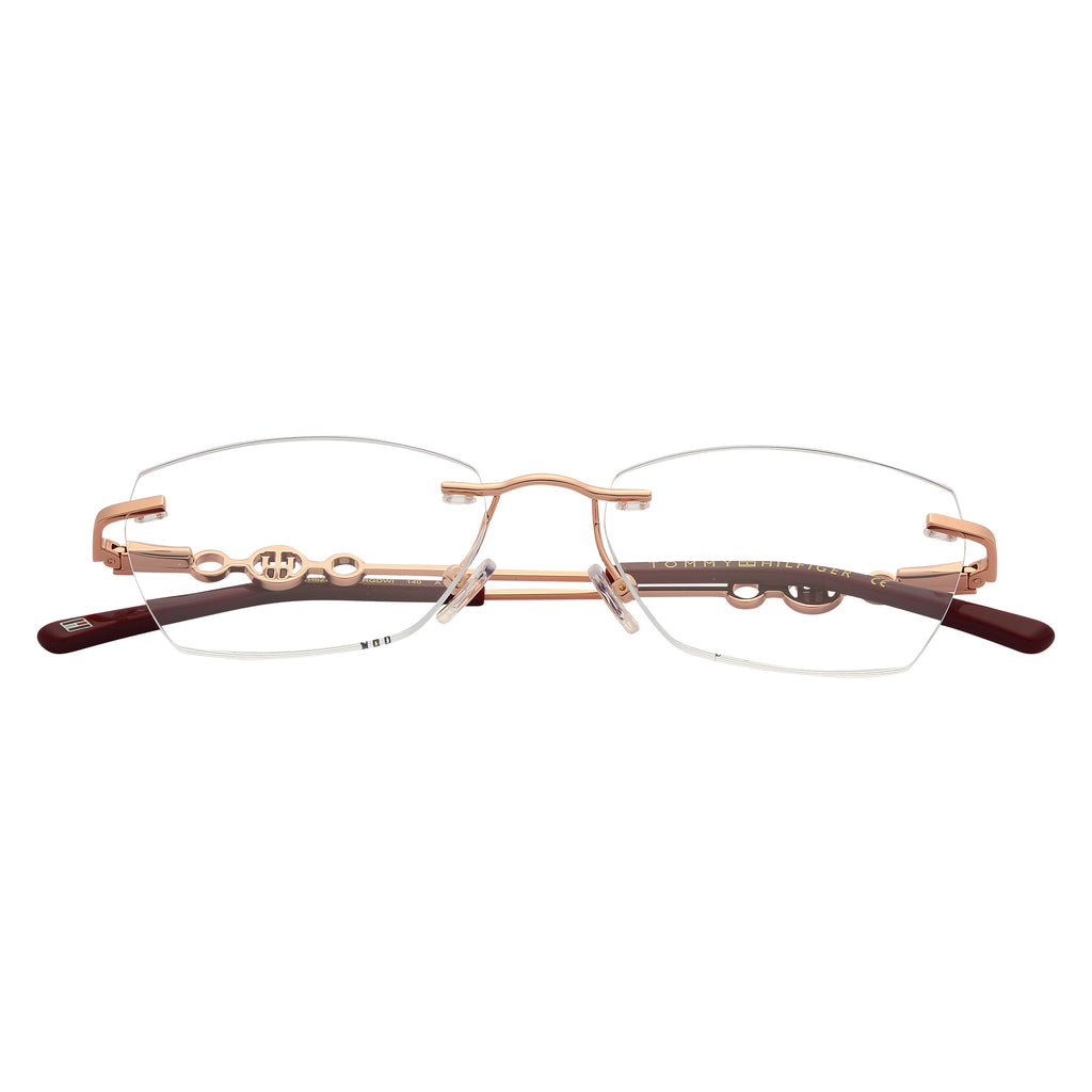 Rose Gold Full Rim Rectangle Eyeglasses TH 6274 C2