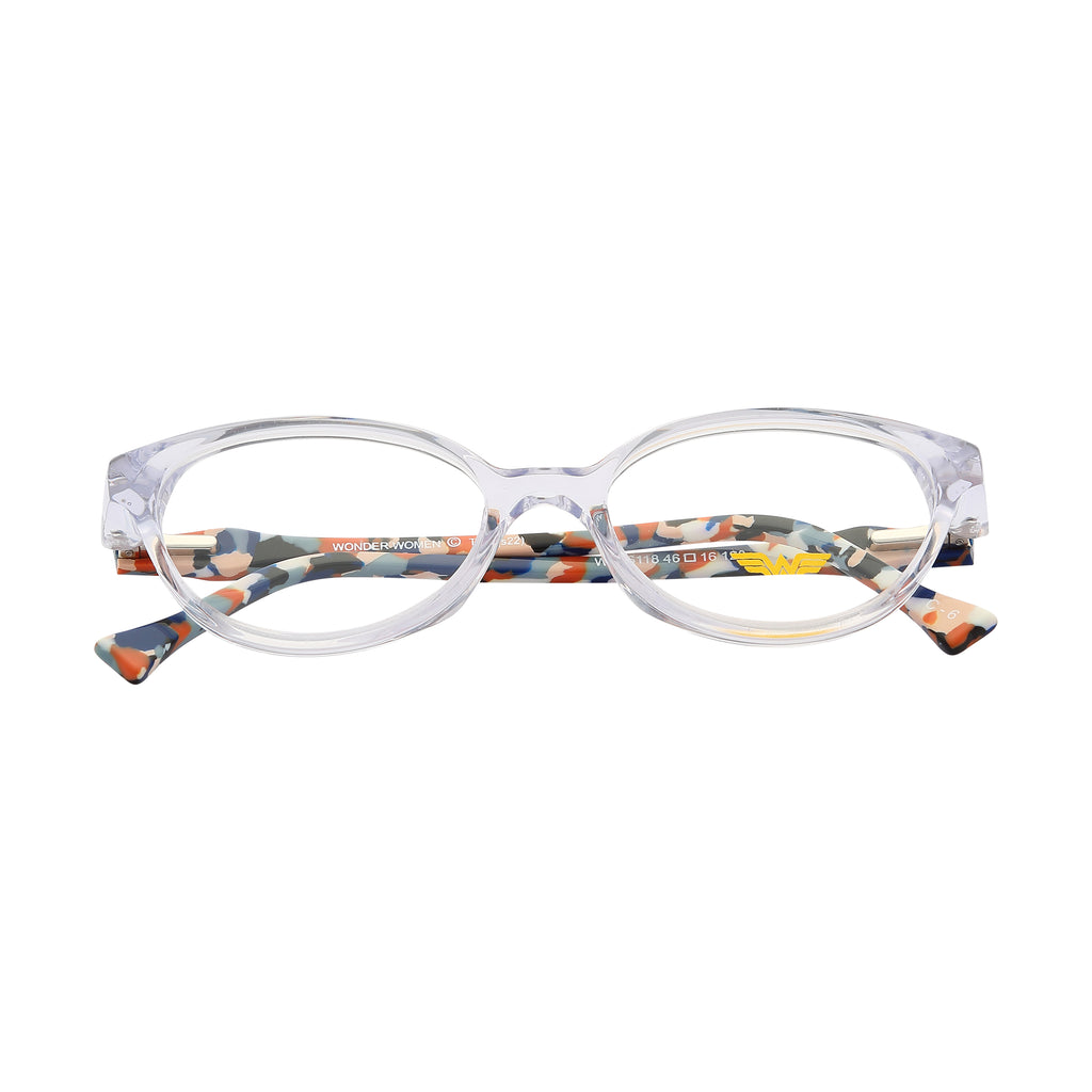 Transparent Full Rim Oval Eyeglasses WW 6118 C6